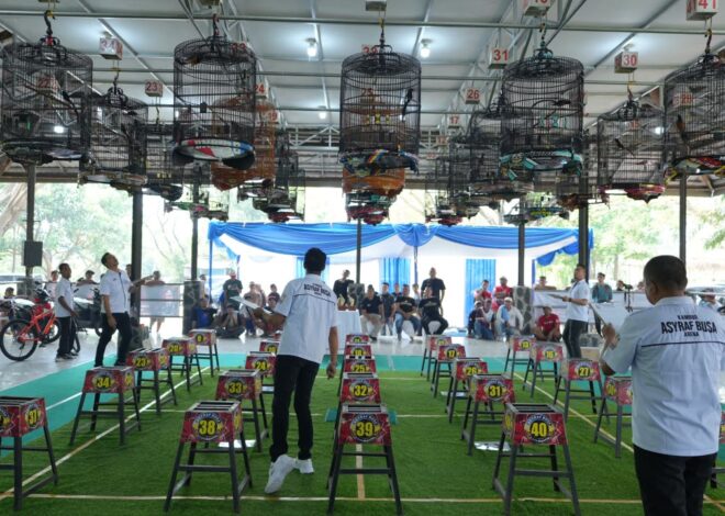 Sambut HUT Bhayangkara ke-80, Polres Karawang Sukses Gelar Lomba Burung Berkicau “Kapolres Cup” di Kampung Budaya