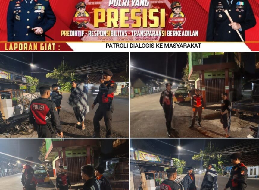 Berantas Aksi Premanisme, Sat Samapta Polres Ciamis Patroli Dialogi ke Kawasan Terminal Ciamis