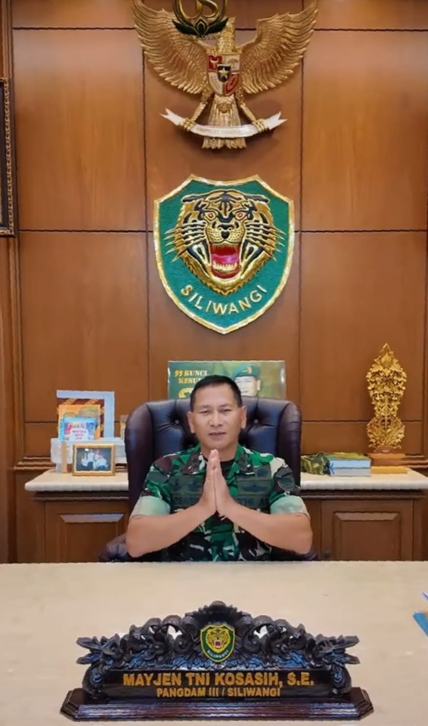 Pangdam III/Slw Sampaikan Ucapan HUT Bhayangkara ke-80