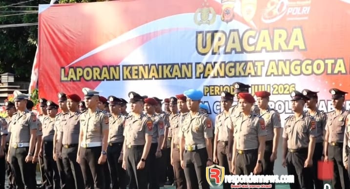 Kapolresta Cirebon Pimpin Korps Raport Kenaikan Pangkat 114 Personel, Tekankan Profesionalisme, Integritas, dan Pengabdian kepada Masyarakat