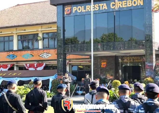 Polresta Cirebon Gelar Upacara Hari Bhayangkara ke-80, Tegaskan Komitmen Pelayanan Humanis dan Profesional