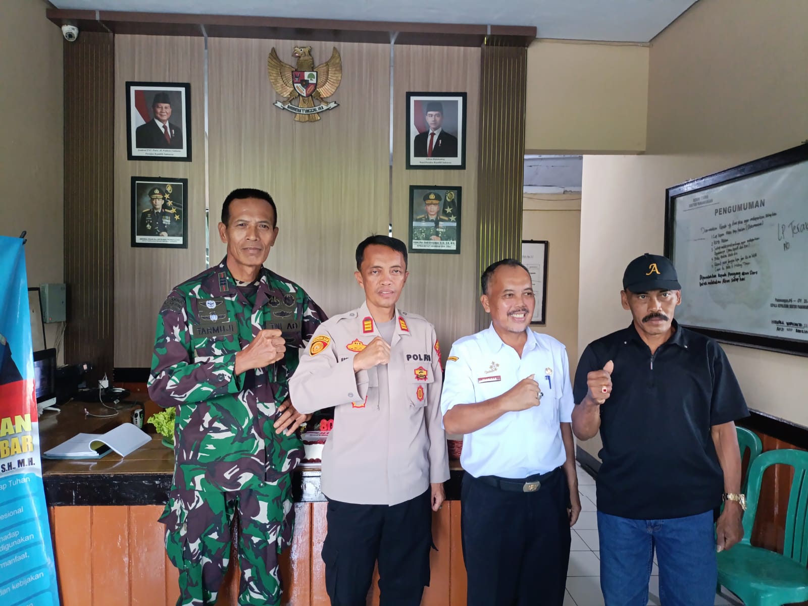 Sinergitas Polri dan Forkopimcam Panawangan Semakin Solid, Polsek Panawangan Terima Ucapan Dirgahayu Bhayangkara ke-80