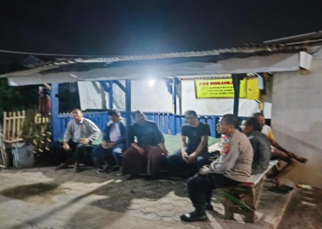 Polisi Laksanakan Patroli Prekat, Jangkau Kondusifitas di Lingkungan Dusun Sukamukti