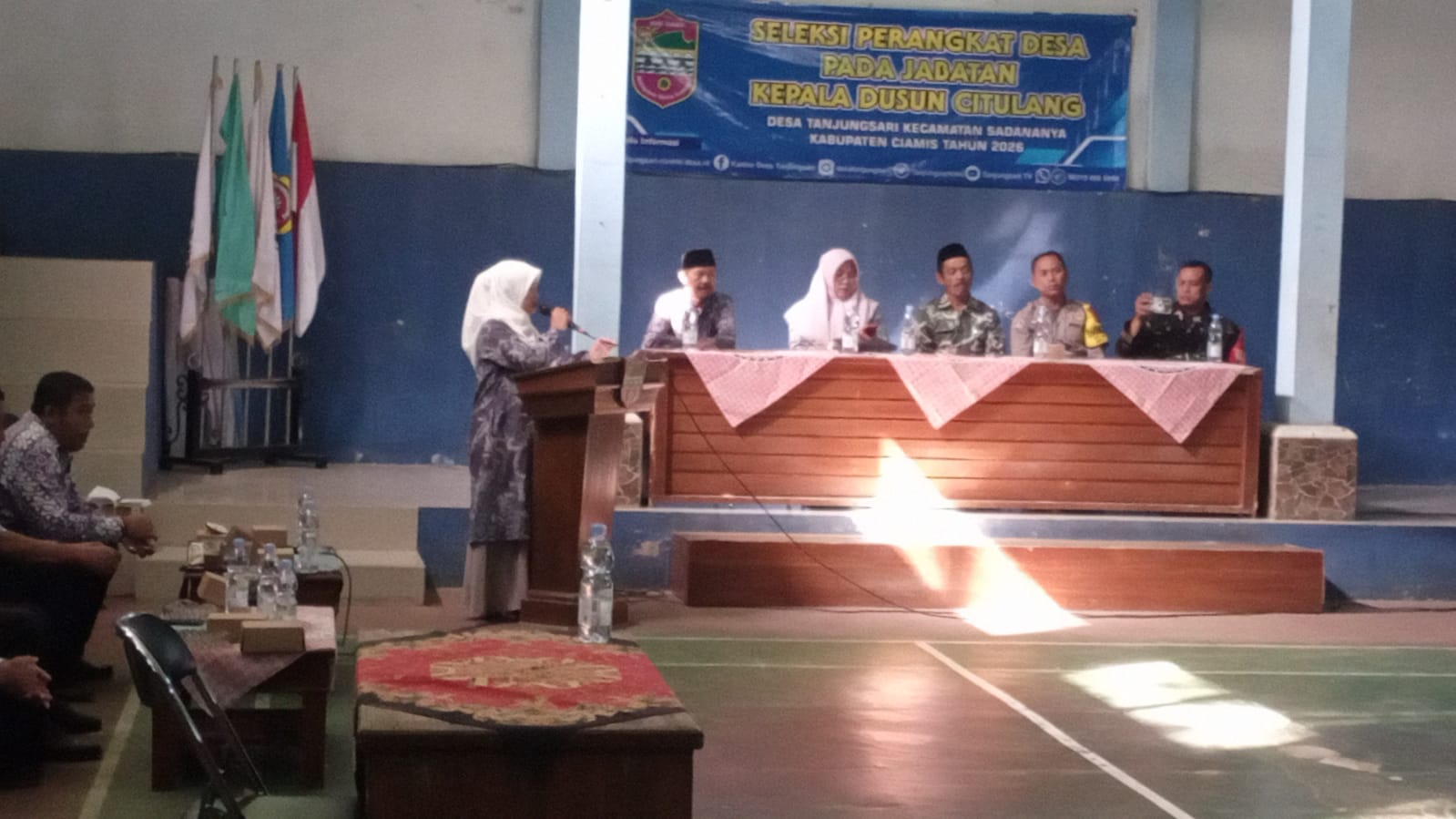 Polsek Ciamis Monitoring Seleksi Kepala Dusun Citulang Desa Tanjungsari, Pastikan Proses Berjalan Aman dan Transparan