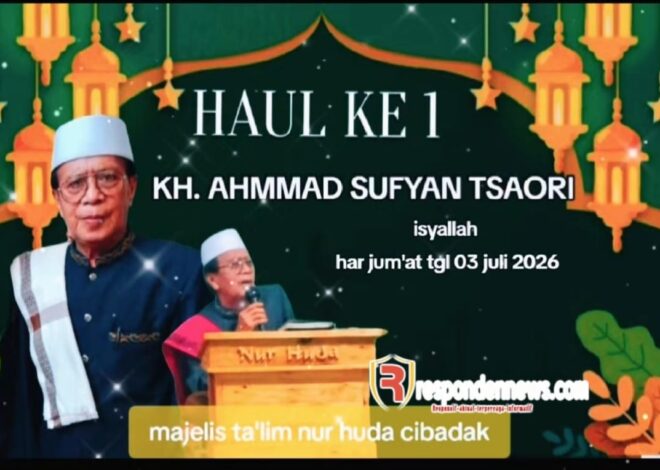 Haul ke-1 Alm. Bpk H. Ahmad Sufyan Tsaory di Cibadak Berlangsung Khidmat