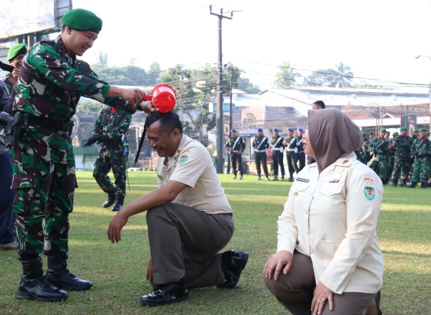 Upacara Kenaikan Pangkat PNS di Kodim 0607, Dandim: Jabatan Baru Harus Diiringi Tanggung Jawab Lebih Besar