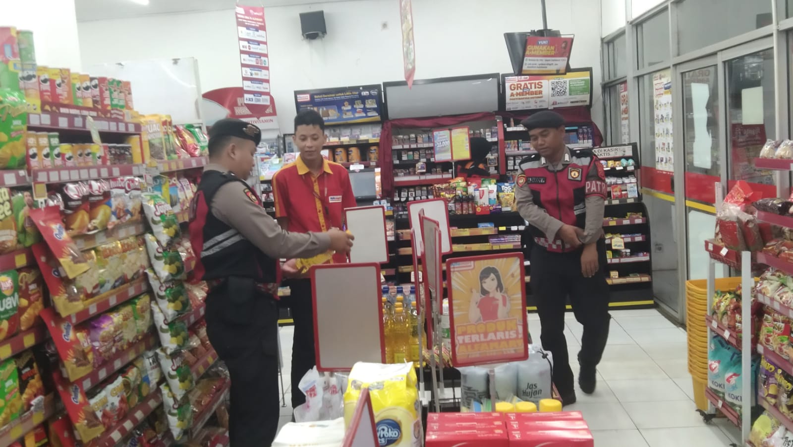 Sat Samapta Polres Ciamis Laksanakan Patroli Pemantauan Harga dan Ketersediaan Bahan Pokok