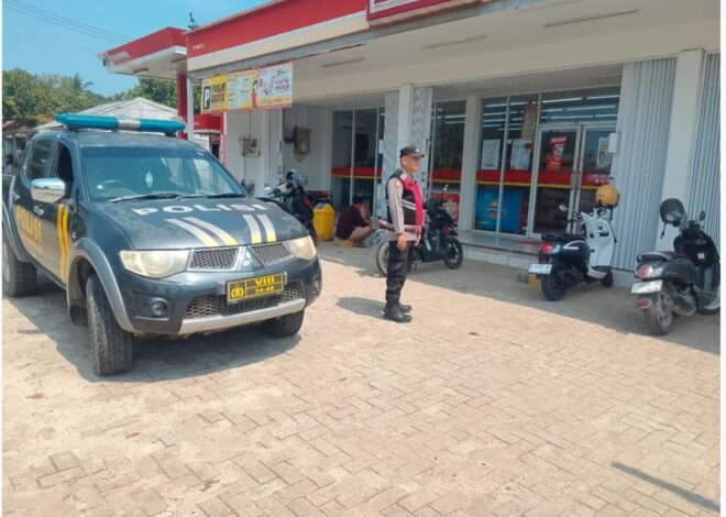 Upaya Polsek Pangkalan Lakukan Patroli Prekat, Jaga Situasi Keamanan di Lokasi Minimarket