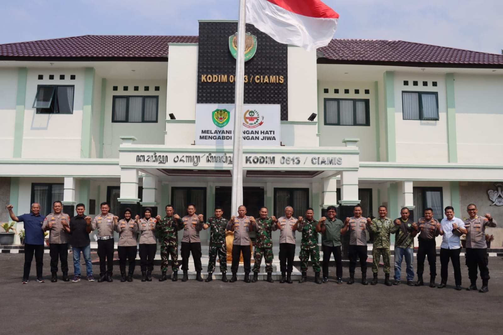 Polres Ciamis Perkuat Sinergitas Bersama Kodim 0613, Wujudkan Stabilitas Kamtibmas dan Dukung Program Nasional