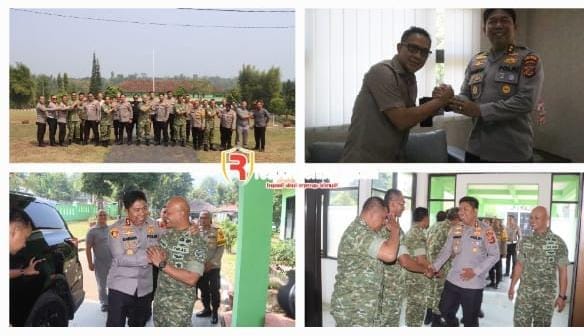 Kapolres Sukabumi Perkuat Sinergitas Dengan Kodim 0622 Kabupaten Sukabumi Dan Pengadilan Negeri Cibadak