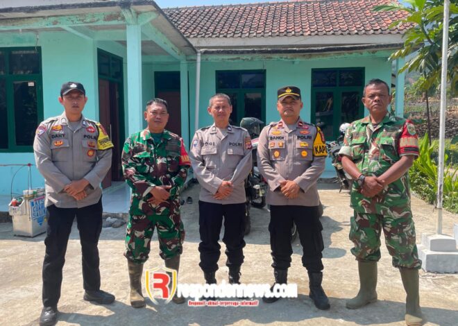 Perkuat Sinergitas TNI Polri Polsek Gegerbitung Jalin Silaturahmi dengan Pos Ramil Cikaret Gegerbitung