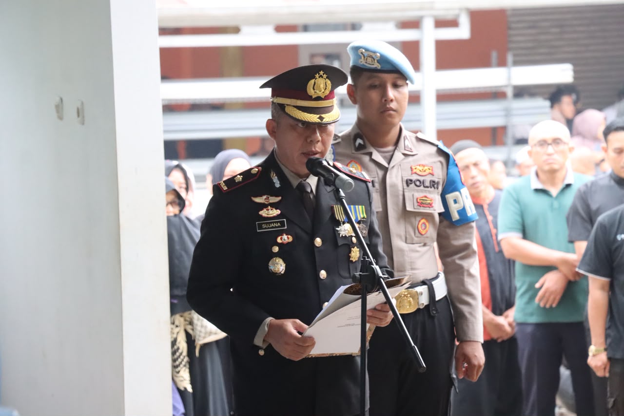 Polres Ciamis Gelar Upacara Pemakaman Kedinasan AIPDA Dadi Herdiana, Wujud Penghormatan atas Dedikasi Anggota Polri