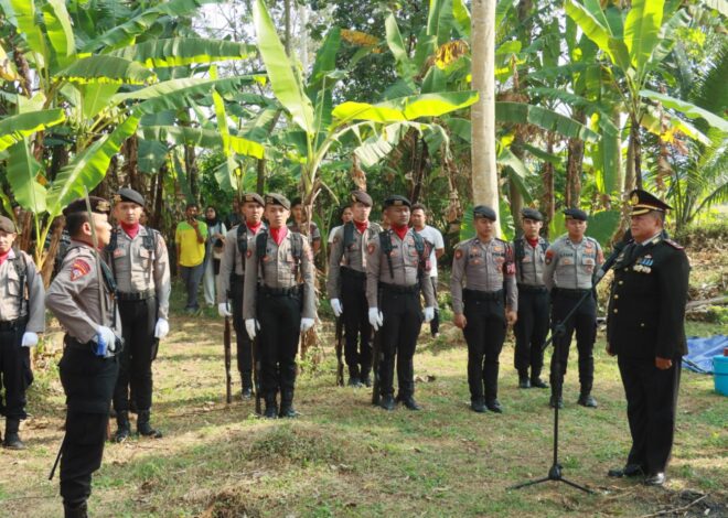 Polres Ciamis Laksanakan Upacara Pemakaman Kedinasan Almarhum AIPDA Dwiyana, Berikan Penghormatan Terakhir