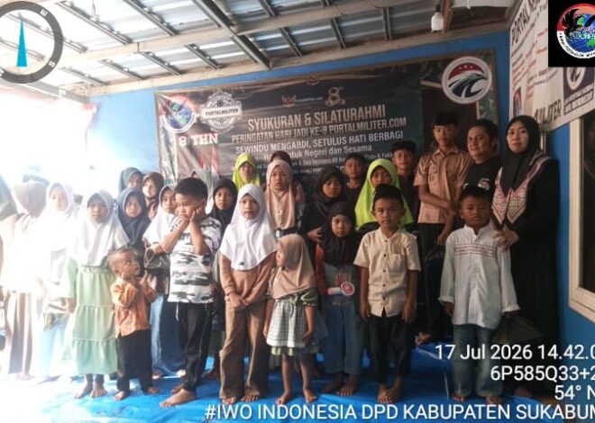 ” 8 Tahun Media Online Portalmiliter.com: Satu Bingkisan Satu Senyuman, Santuni Anak Yatim Dengan Keikhlasan”