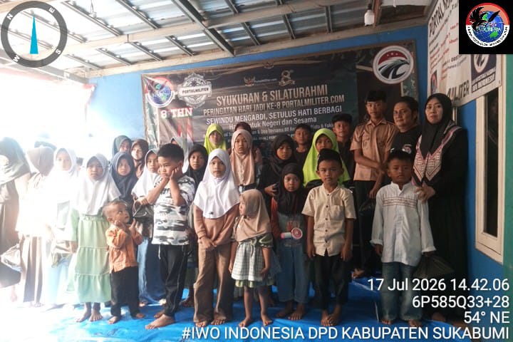 ” 8 Tahun Media Online Portalmiliter.com: Satu Bingkisan Satu Senyuman, Santuni Anak Yatim Dengan Keikhlasan”