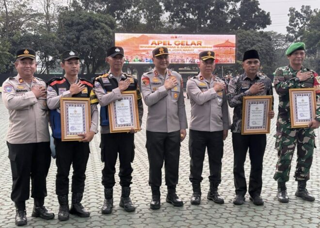 Polres Ciamis Cetak Sejarah, Raih Tiga Penghargaan Bergengsi pada Apel Gelar Bhabinkamtibmas dan Sabuk Kamtibmas Polda Jabar