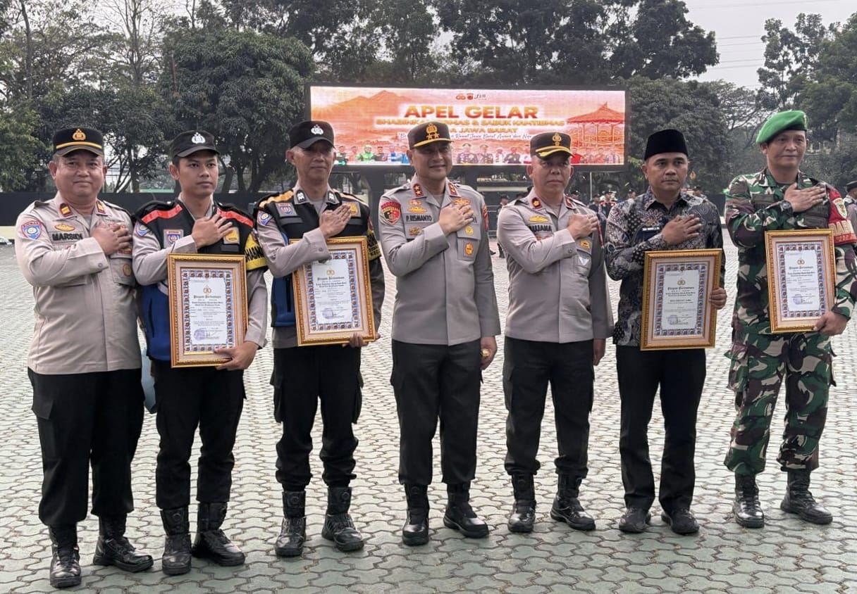 Polres Ciamis Cetak Sejarah, Raih Tiga Penghargaan Bergengsi pada Apel Gelar Bhabinkamtibmas dan Sabuk Kamtibmas Polda Jabar