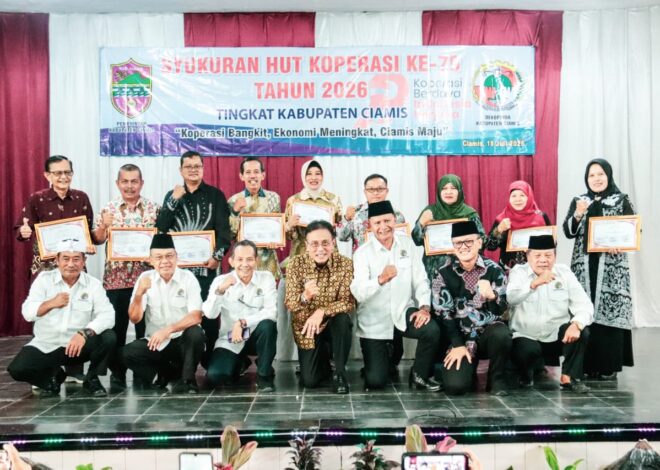 Peran Polri Dukung Penguatan Ekonomi Masyarakat, Primkoppol Resor Ciamis Raih Penghargaan Koperasi Berprestasi Tingkat Kabupaten Ciamis 2026