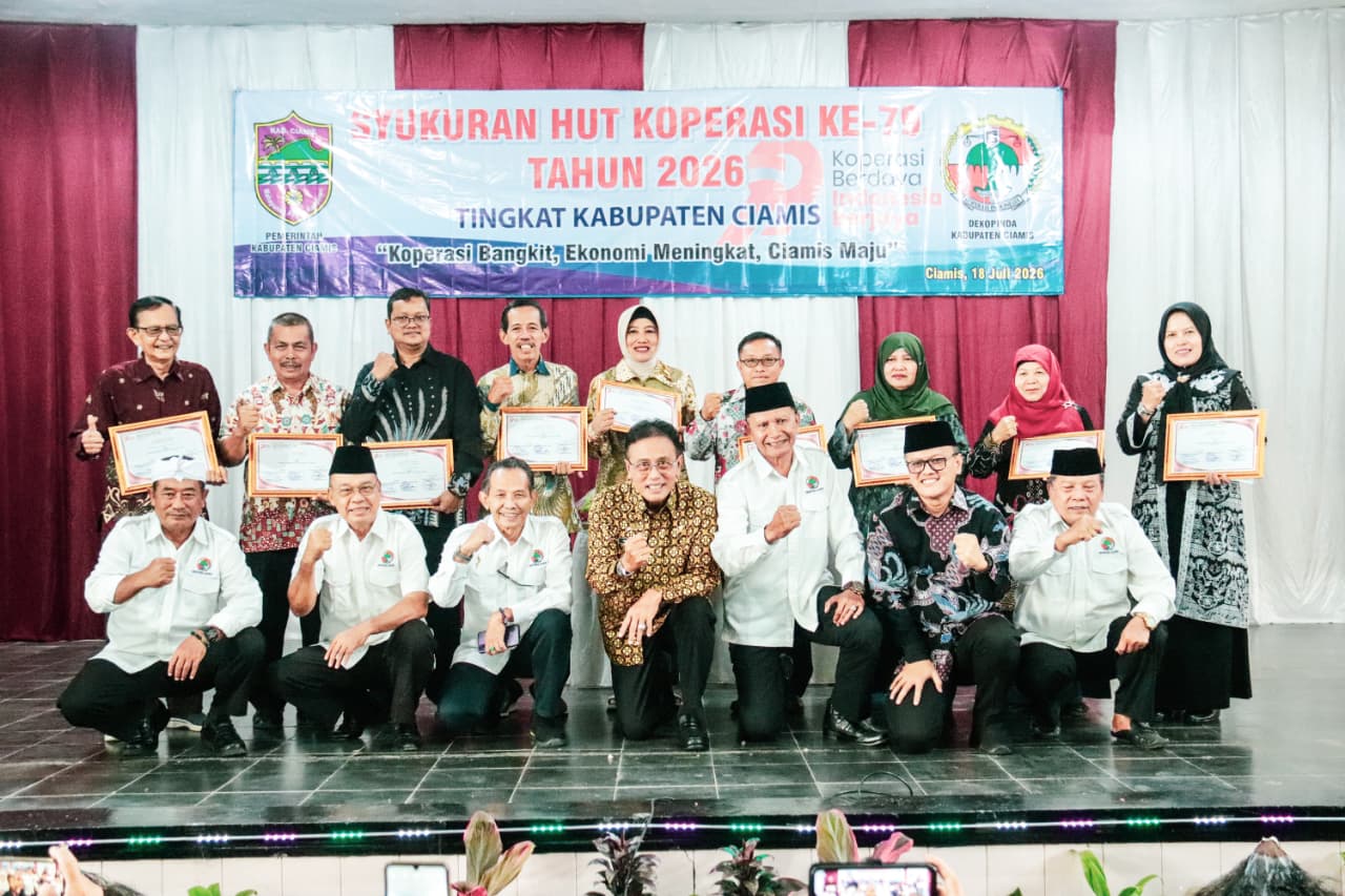 Peran Polri Dukung Penguatan Ekonomi Masyarakat, Primkoppol Resor Ciamis Raih Penghargaan Koperasi Berprestasi Tingkat Kabupaten Ciamis 2026