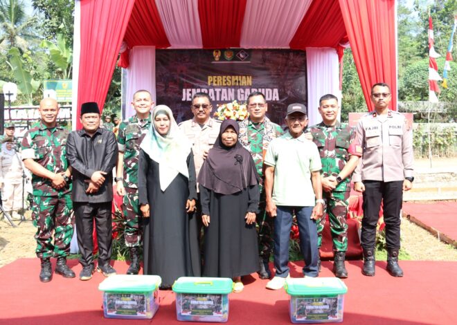 Dari Harapan Menjadi Kenyataan, Pangdam III/Siliwangi Resmikan Jembatan Garuda Suci untuk Masyarakat Sukabumi