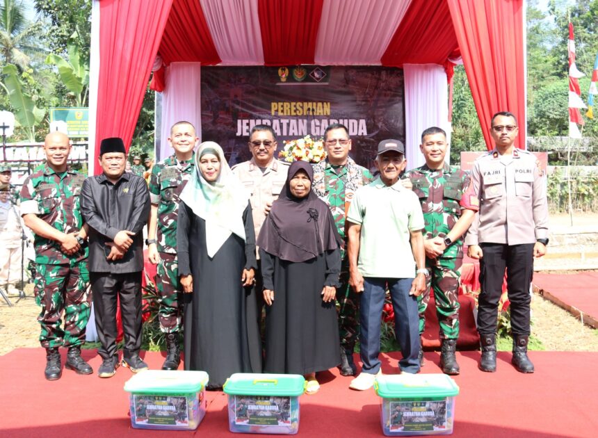 Dari Harapan Menjadi Kenyataan, Pangdam III/Siliwangi Resmikan Jembatan Garuda Suci untuk Masyarakat Sukabumi