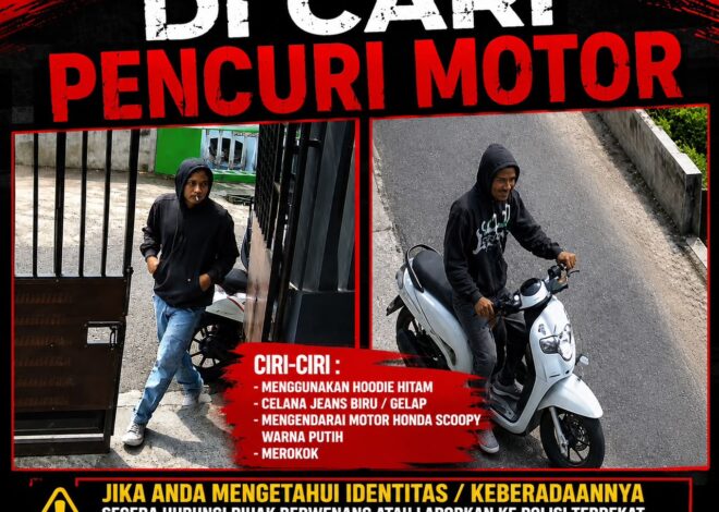 3 Kali Percobaan Pencurian Motor Terjadi Bersamaan di Kp. Cilangen Kiarajangkung, 1 Unit Raib
