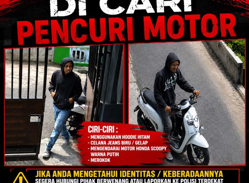 3 Kali Percobaan Pencurian Motor Terjadi Bersamaan di Kp. Cilangen Kiarajangkung, 1 Unit Raib