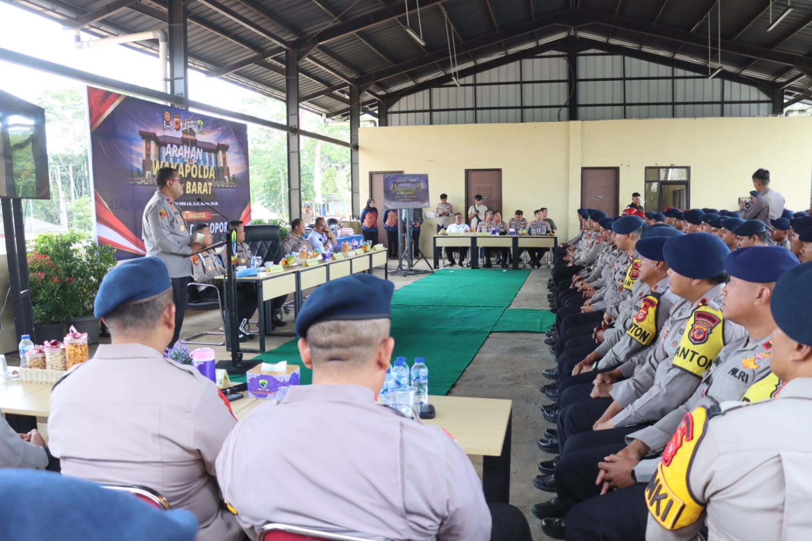 Kapolres Ciamis Hadiri Kunjungan Wakapolda Jabar di Mako Batalyon D Pelopor, Perkuat Kesiapsiagaan Personel dan Pelayanan kepada Masyarakat