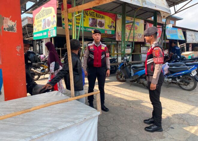 Polres Ciamis Tingkatkan Patroli Antipremanisme di Pasar Imbanagara, Perkuat Keamanan dan Ketertiban Masyarakat