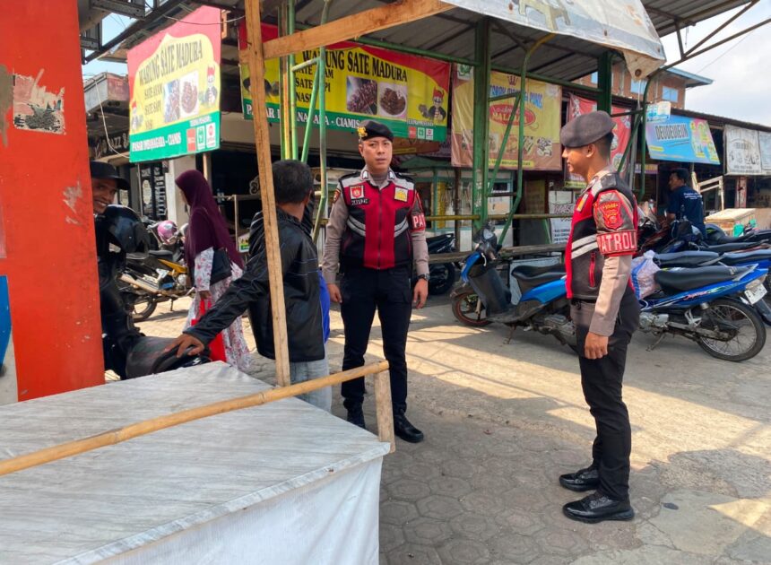 Polres Ciamis Tingkatkan Patroli Antipremanisme di Pasar Imbanagara, Perkuat Keamanan dan Ketertiban Masyarakat
