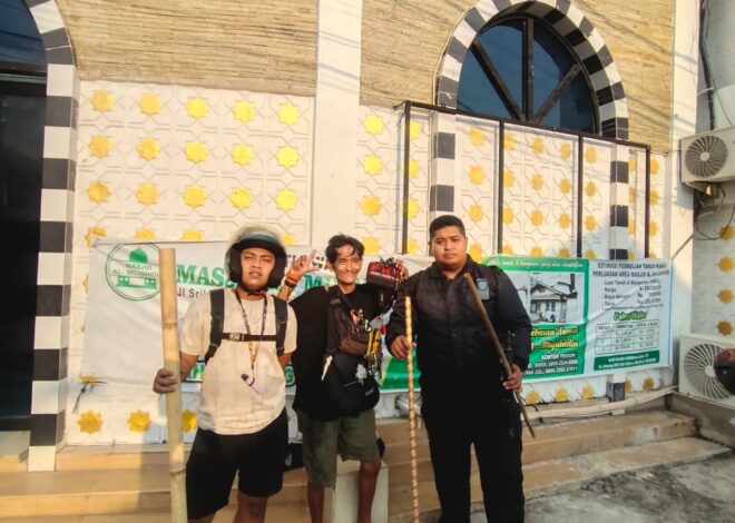 Satkom Pokdarkamtibmas Bhayangkara Family Kalbar Amankan ODGJ Bawa Sajam dan Padamkan Kebakaran di Pontianak