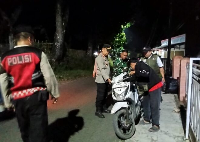 Polsek Gegerbitung Gelar Cipta Kondisi dan KRYD untuk Menjaga Stabilitas Kamtibmas di Wilayah Gegerbitung 