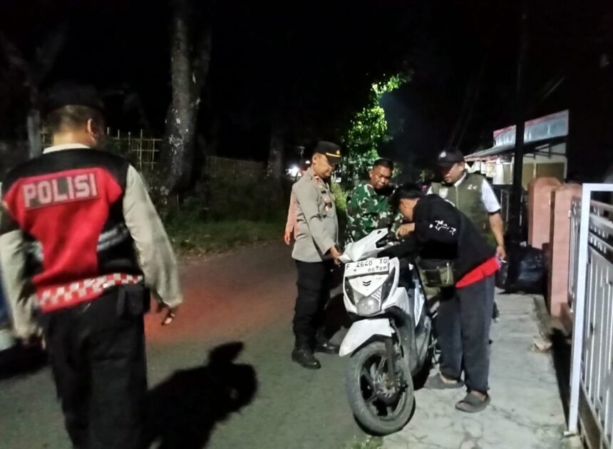 Polsek Gegerbitung Gelar Cipta Kondisi dan KRYD untuk Menjaga Stabilitas Kamtibmas di Wilayah Gegerbitung 