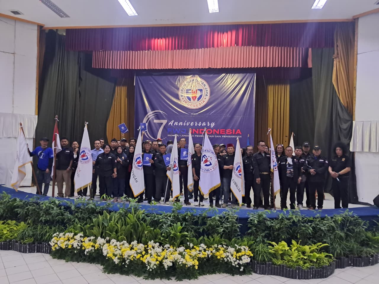 FWJ Indonesia Perkuat Barisan Pengurus Baru di Peringatan HUT ke-7
