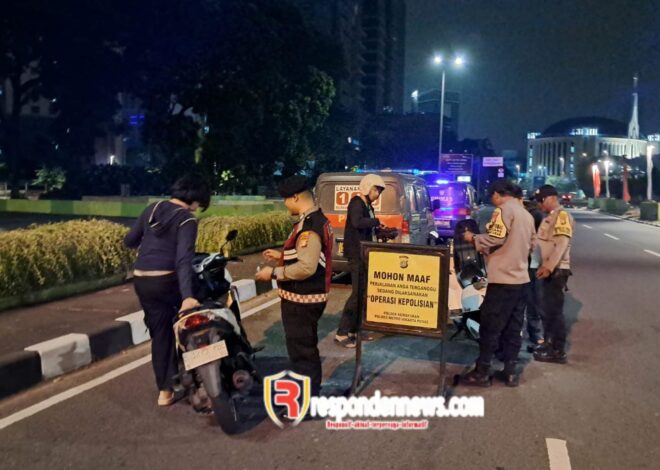 Polsek Kemayoran Gempur Kejahatan Malam Hari, Operasi Cipta Kondisi Secara Stasioner Persempit Gerak Pelaku Kriminal