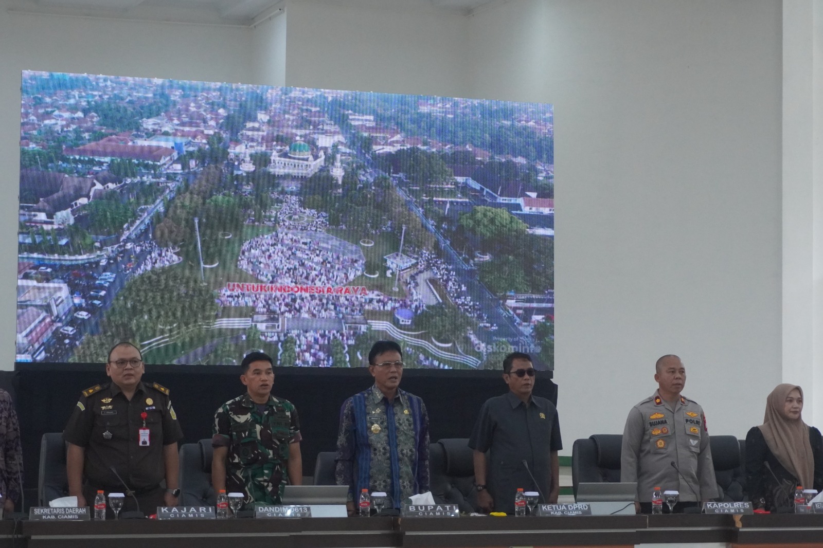 Polri Perkuat Sinergitas Antar Lembaga, Hadiri Penandatanganan Kerja Sama Pemkab Ciamis dan Rakor Internal Pemerintah Daerah