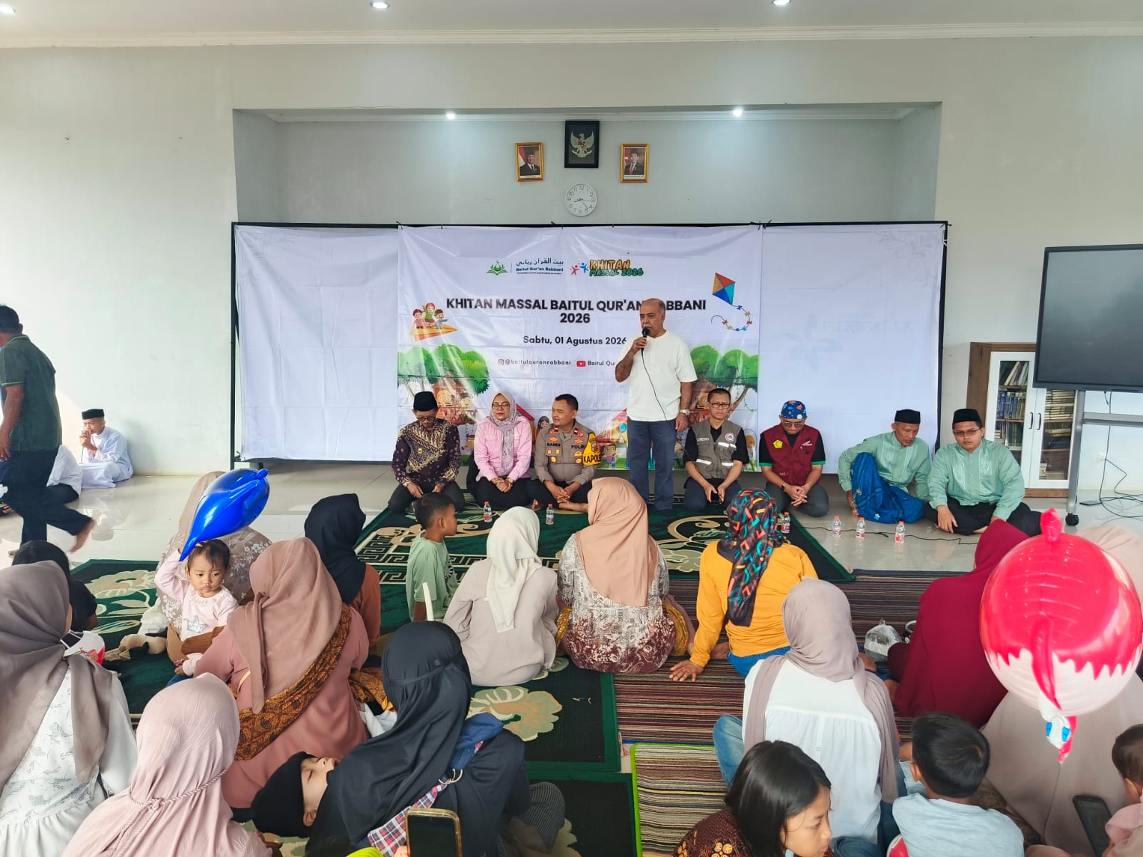 Sukabumi Berkah,Polsek Gegerbitung Bekerjasama dengan Yayasan Baitul Quran Rabbani Gelar Khitanan Massal Gratis