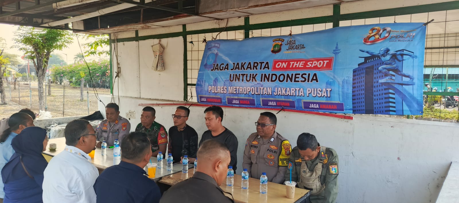Jaga Jakarta On The Spot untuk Indonesia Bersama Kapolsek Kemayoran, Menguatkan Kebersamaan Menjaga Keamanan Lingkungan