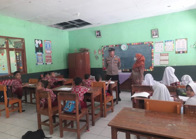 Polsek Rajadesa Perkuat Harkamtibmas Melalui Sambang dan Edukasi Kamtibmas di Lingkungan Sekolah