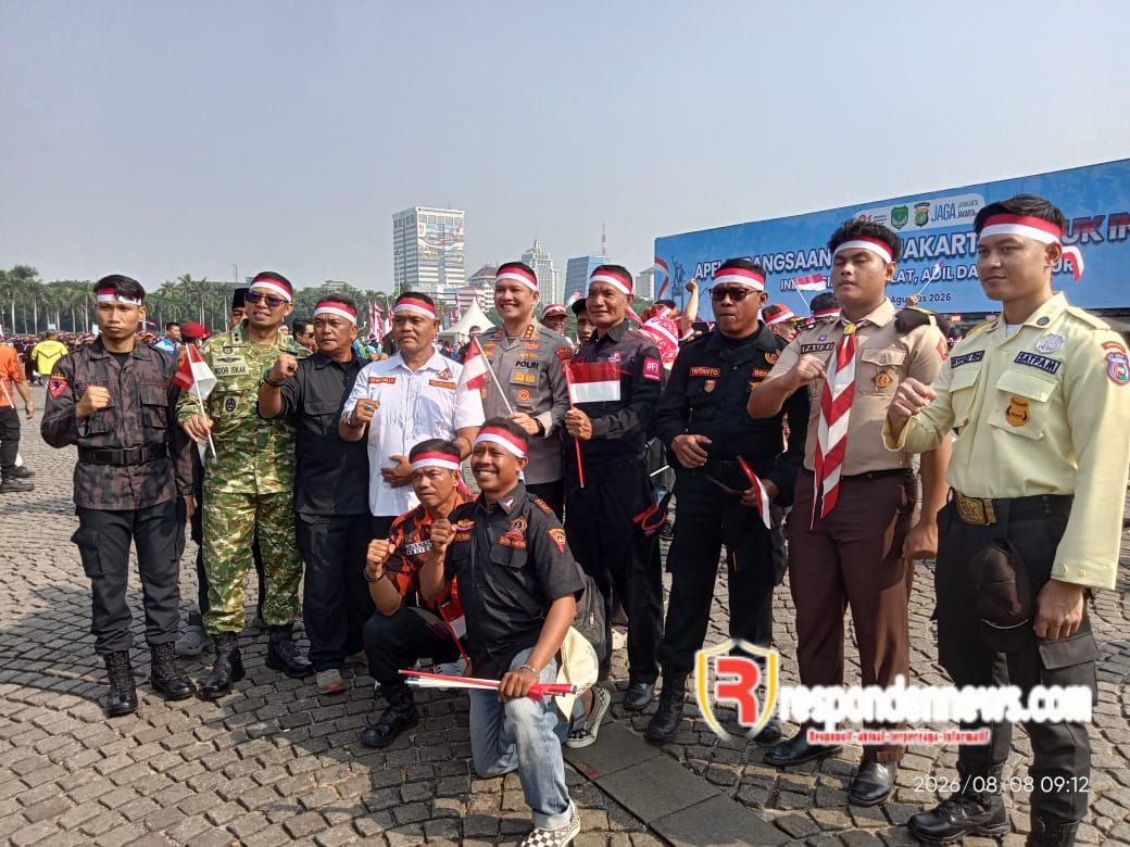Sinergi TNI-Polri dan Masyarakat Digelar di Apel Kebangsaan Jaga Jakarta