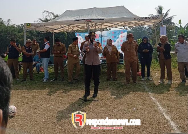 Kapolsek Megamendung Buka Turnamen Muspika Cup, Tekankan Sportivitas dan Persaudaraan