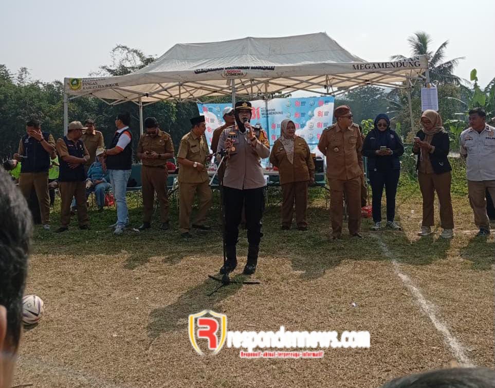 Kapolsek Megamendung Buka Turnamen Muspika Cup, Tekankan Sportivitas dan Persaudaraan