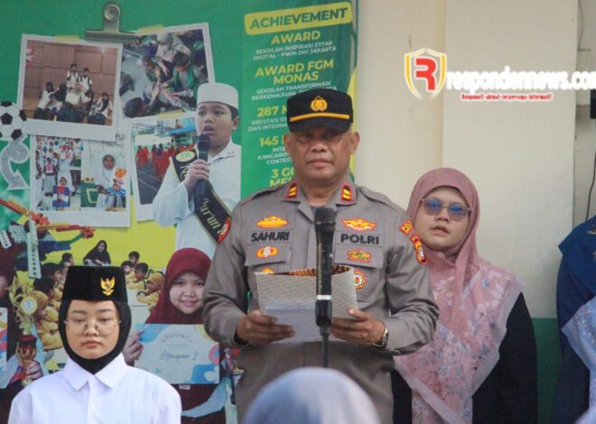 Wakapolsek Kemayoran Pimpin Upacara, Ajak Pelajar Jauhi Tawuran, Narkoba, dan Bullying