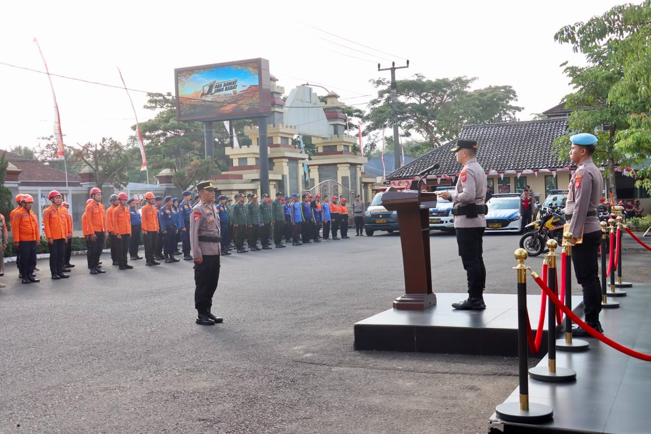 Polres Ciamis Perkuat Kesiapsiagaan Hadapi Karhutla, Kapolres Tekankan Deteksi Dini dan Sinergitas Lintas Sektoral