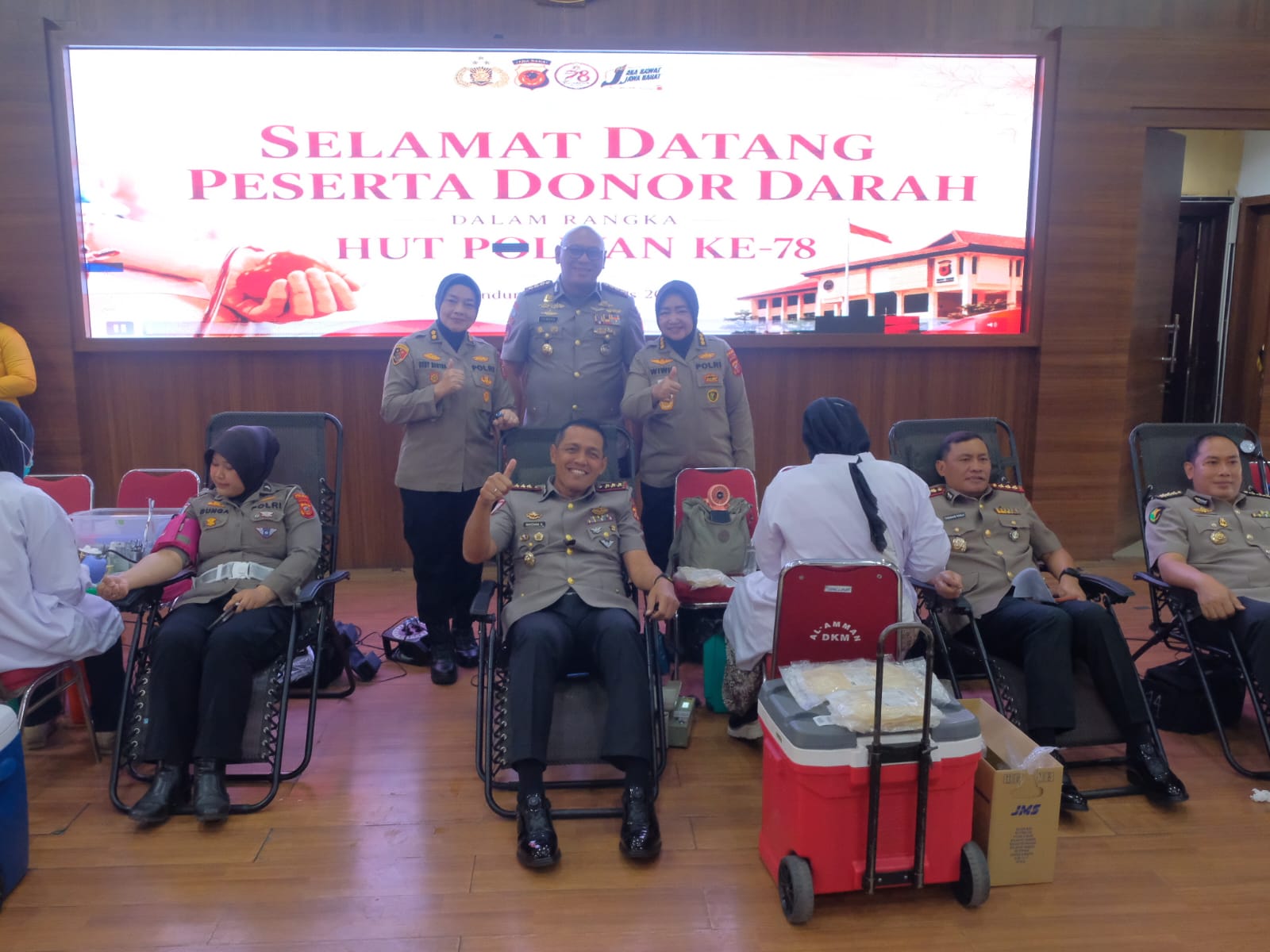 Setetes Darah Untuk Kemanusiaan, Polwan Polda Jabar Gelar Donor Darah Dalam Rangka HUT Polwan ke-78