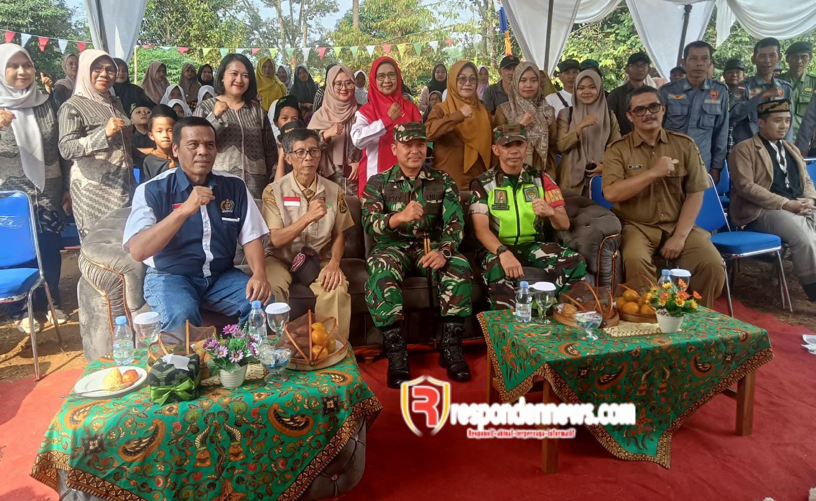 Dandim 0607/Kota Sukabumi Resmikan Sumur Bor Program Nasional di Desa Warnajat