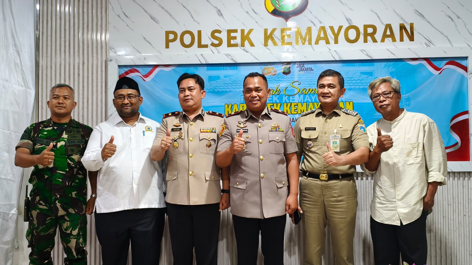 Estafet Kepemimpinan Polsek Kemayoran, Kompol Bambang Santoso Resmi Lanjutkan Pengabdian Kompol Agung