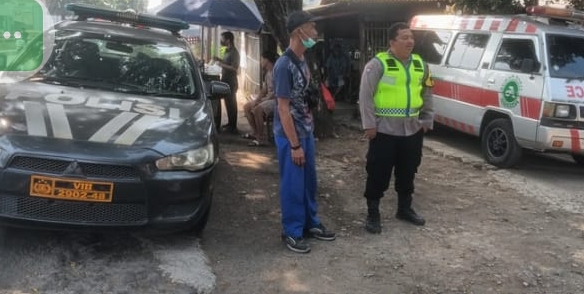 Pastikan RS Medika Cikalong Aman, Personil Polsek Jatisari Lakukan Patroli