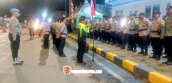 Kapolres Sukabumi Pimpin Apel Malam Gabungan, Tekankan Pembagian Tugas dan Kesiapsiagaan Personel