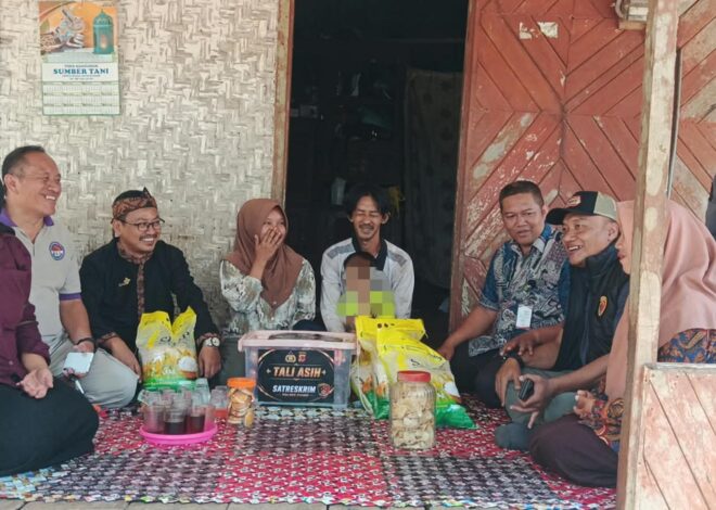 Satreskrim Polres Ciamis Hadir dan Berbagi, Sambangi Balita Kekurangan Gizi di Tambaksari